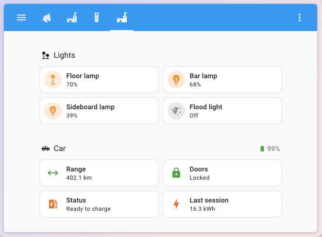 Mejoras en tarjetas Tile de Home Assistant 2025.3